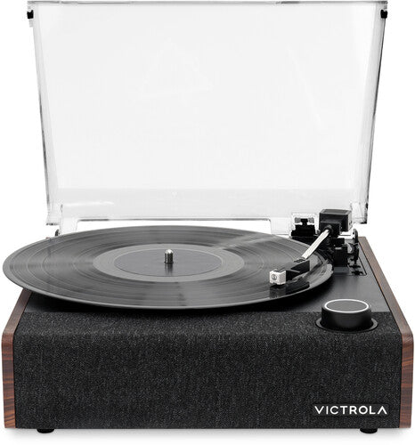 Victrola VTA-74-ESP Eastwood II Turntable - Dual Bluetooth - 3 Speed - Built-in Speaker (Espresso)