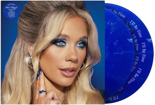 Megan Moroney - Am I Okay? (I'll Be Fine) (Ltd. Ed. Clear/Blue/White 2xLP Vinyl) - Blind Tiger Record Club