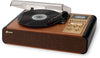 Jensen JTA-385 Retro Turntable/Cassette\Radio Entertaiment Center (Brown)