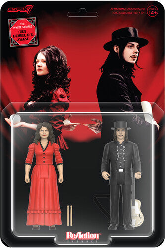 White Stripes, The - Super7 - White Stripes - ReAction Figures Wv1 - Get Behind Me Satan 2-Pack