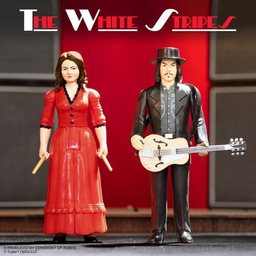 White Stripes, The - Super7 - White Stripes - ReAction Figures Wv1 - Get Behind Me Satan 2-Pack