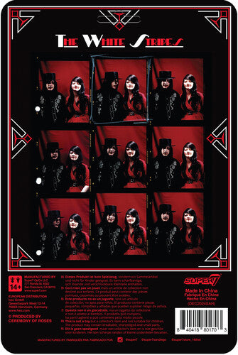 White Stripes, The - Super7 - White Stripes - ReAction Figures Wv1 - Get Behind Me Satan 2-Pack