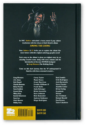 Anthrax: Among The Living Graphic Novel - Hardcover - Judge Dredd Cover - Blind Tiger Record Club
