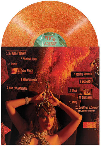 Tylor Swift - The Life of a Showgirl (Ltd. Ed. Orange Glitter Vinyl, Photos & Lyrics) - Blind Tiger Record Club