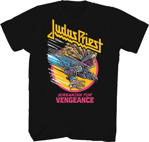 T-Shirt - Judas Priest - Screaming For Vengeance T-Shirt - XL Black - Blind Tiger Record Club