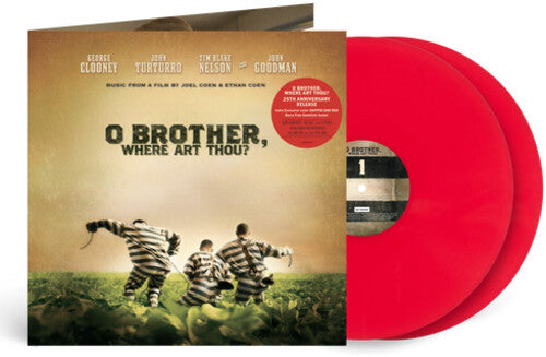 Various Artists - O Brother Where Art Thou - (Ltd. Ed. Dapper Dan Red 2xLP Vinyl, 25th Anniversary Soundtrack) - Blind Tiger Record Club