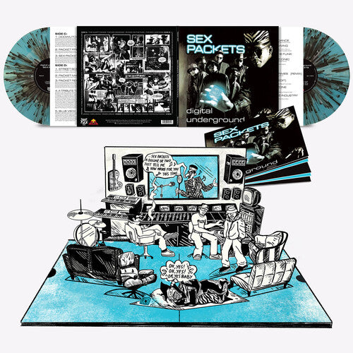 Digital Underground - Sex Packets (Ltd. Ed. 180G 2xLP Clear/Blue/Black Splatter Vinyl, 35th Anniversary, Gatefold Pop-Up Version, Bonus Tracks) - Blind Tiger Record Club