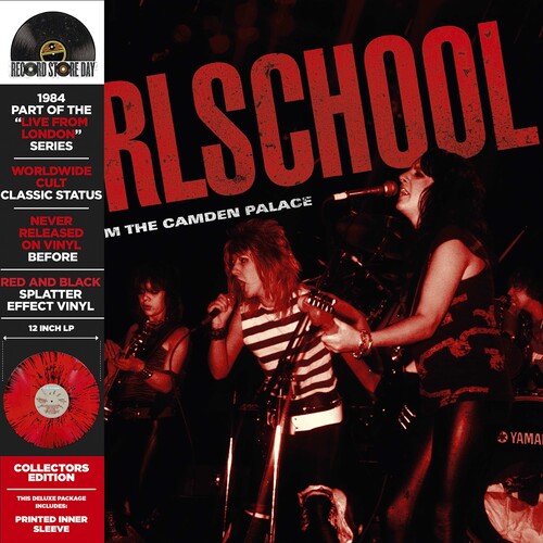 Girlschool -  Live From the Camden Palace (Ltd. Ed. Red Vinyl) - Blind Tiger Record Club