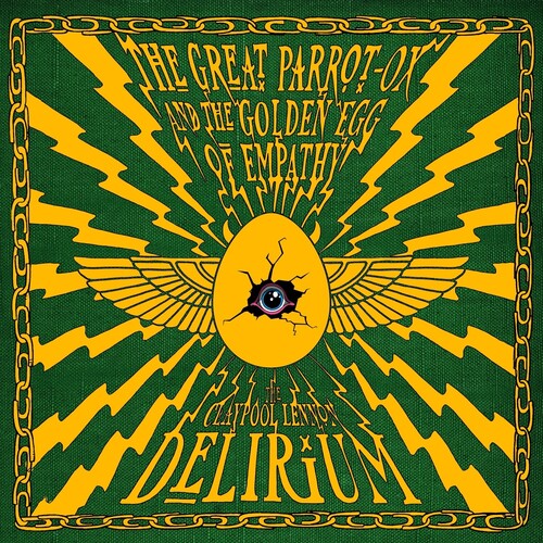 Claypool Lennon Delirium, The - The Great Parrot-Ox and the Golden Egg of Empathy (Ltd. Ed. Green & Gold 2xLP Vinyl, Tip-On, Foil-Stamped Gatefold w/ Printed Inner Sleeves Comic Book) - Blind Tiger Record Club