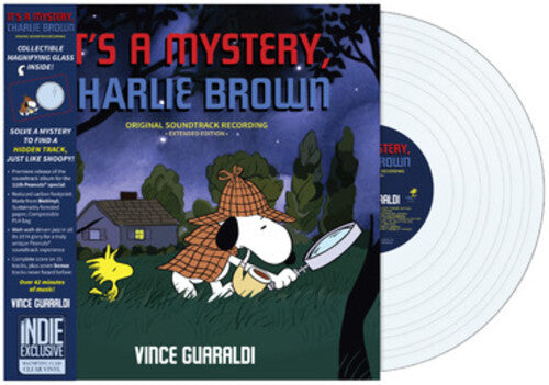 Vince Guaraldi - It's a Mystery, Charlie Brown (Ltd. Ed. Clear Vinyl, Insert w/ art, liner notes & Magnifying Glass)