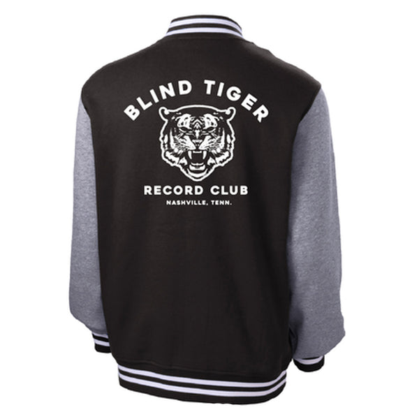 B.T.R.C. Fleece Letterman Jacket - Blind Tiger Record Club