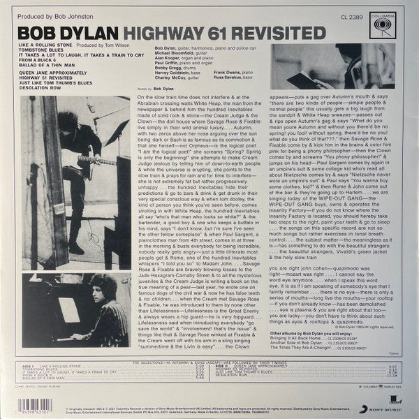 Bob Dylan - HIghway 61 Revisited (Ltd. Ed. Clear Vinyl)