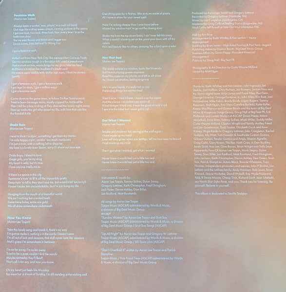 Aaron Lee Tasjan - Tasjan! Tasjan! Tasjan! (Ltd. Ed. Autographed 140G Cloudburst Vinyl) - BTRC ROTM