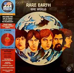 Rare Earth - One World (Ruby Red Translucent Vinyl) - BTRC ROTM