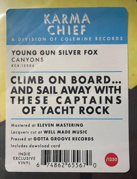Young Gun Silver Fox - Canyons (Ltd. Ed. Opaque Red Vinyl) - BTRC ROTM