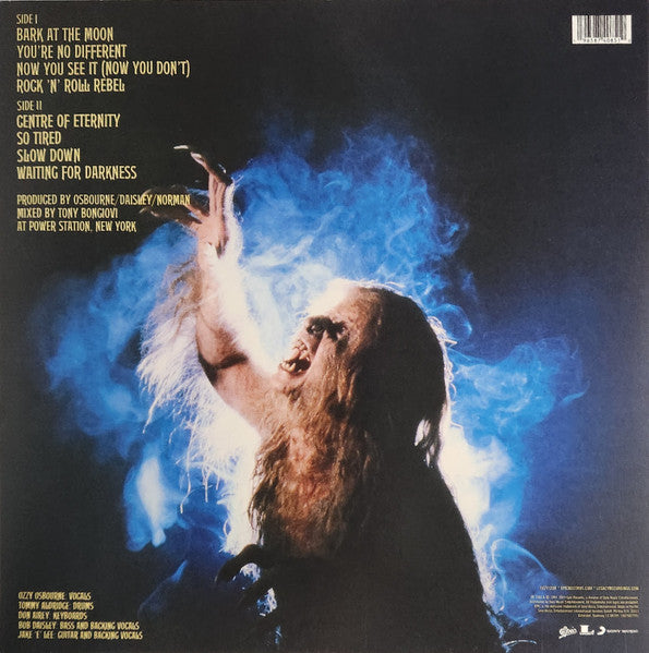 Ozzy Osbourne - Bark At The Moon (40th Anniversary RSD Essential Translucent Cobalt Blue Vinyl w/ bonus poster) - BTRC ROTM