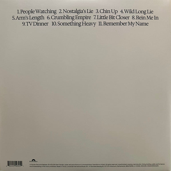 Sam Fender - People Watching (Ltd. Ed. Blue Vinyl, Alternate Cover) - BTRC ROTM