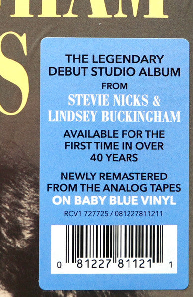 Buckingham / Nicks - Buckingham / Nicks (Ltd. Ed. Lt. Blue Vinyl) - BTRC ROTM