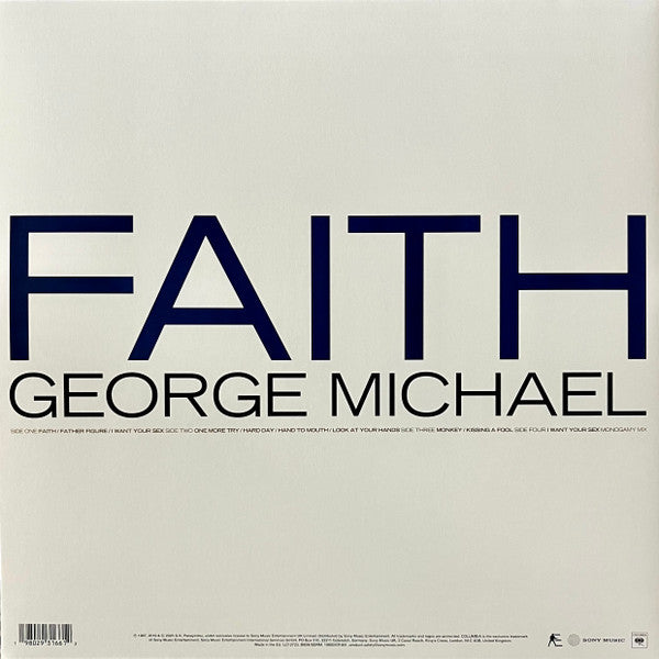 George Michael - Faith (Ltd. Ed. Purple Marbled 2xLP Vinyl) - Blind Tiger Record Club