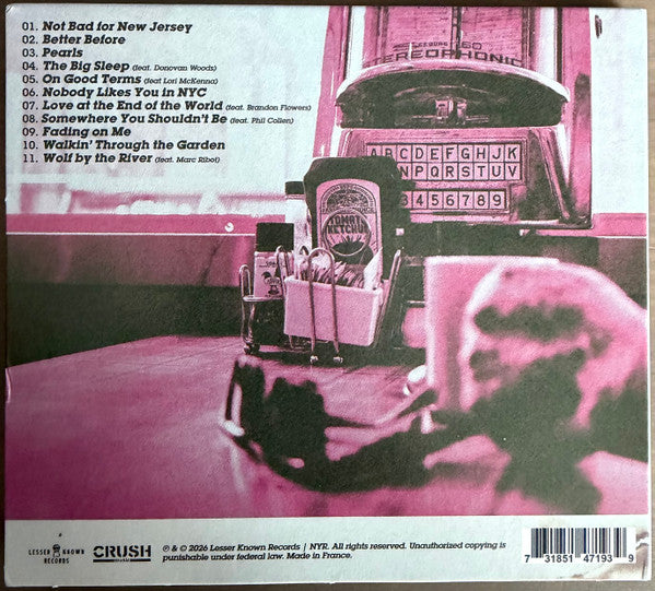 Brian Fallon & The Painkillers - Not Bad For New Jersey (Ltd. Ed. Pearl Wht Vinyl)