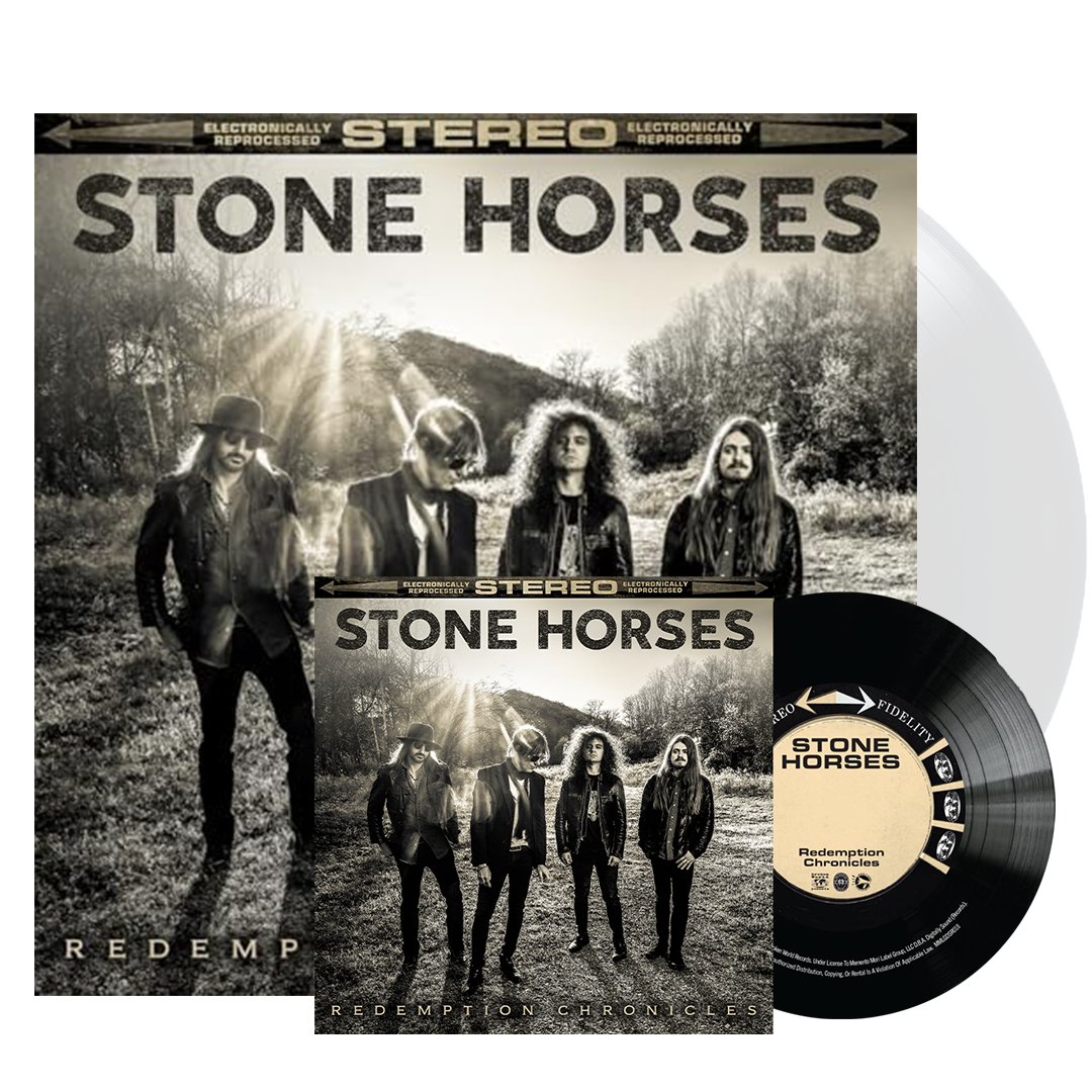 STONE HORSES - Redemption Chronicles  (Ltd. Ed. Clear Vinyl w/ CD) - BTRC ROTM