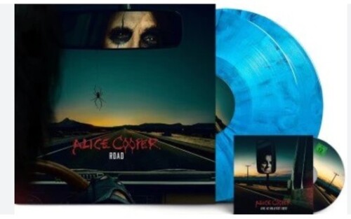 Alice Cooper - Road (Ltd. Ed. Blue Marbled, 180 Gram Vinyl, 2xLP + DVD) - Blind Tiger Record Club