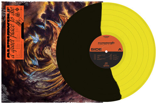 Alpha Wolf - A Quiet Place to Die (Gold & Black Split Vinyl) - MEMBER EXCLUSIVE - Blind Tiger Record Club