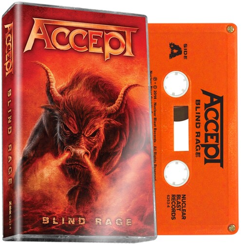 Accept - Blind Rage (Cassette) - Blind Tiger Record Club