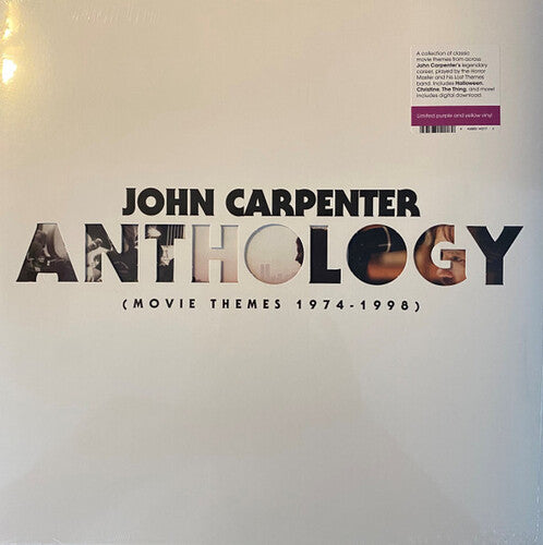 John Carpenter -  Anthology: Movie Themes 1974-1998 (Ltd. Ed. Purple/Yellow Vinyl) - Blind Tiger Record Club