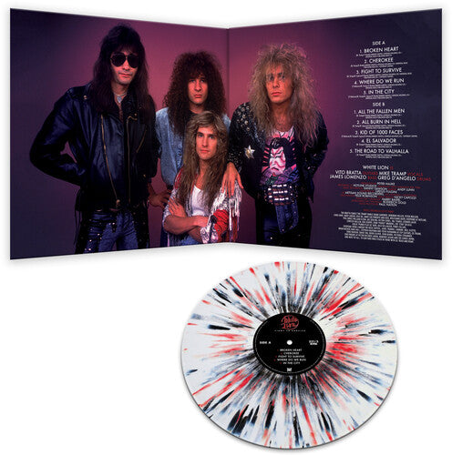 White Lion - Fight To Survive (Ltd. Ed. White/Black/Red Vinyl) - Blind Tiger Record Club