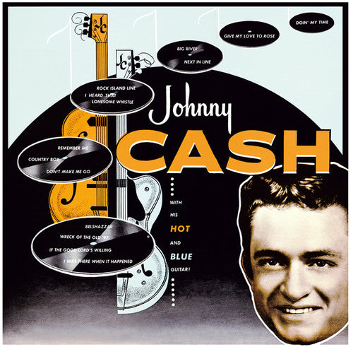 Johnny Cash - With His Hot & Blue Guitar (Ltd. Ed. Blue Vinyl) - Blind Tiger Record Club