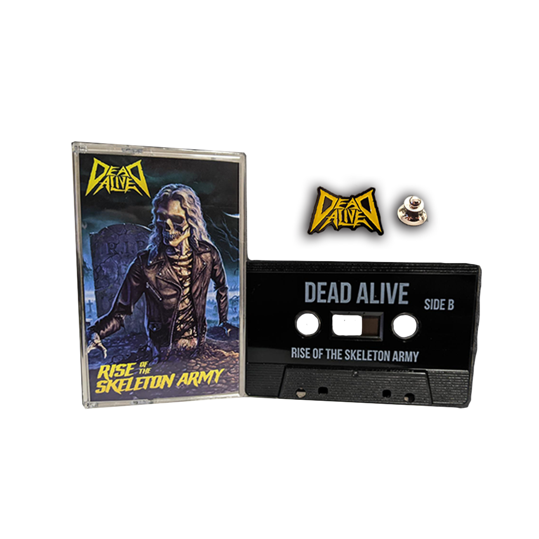 Dead Alive - Rise of the Skeleton Army (Cassette + Pin) - Blind Tiger Record Club