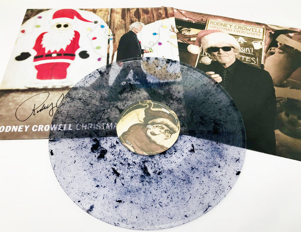 Rodney Crowell - Christmas Everywhere (Ltd. Ed. coal color vinyl, Autographed) - Blind Tiger Record Club