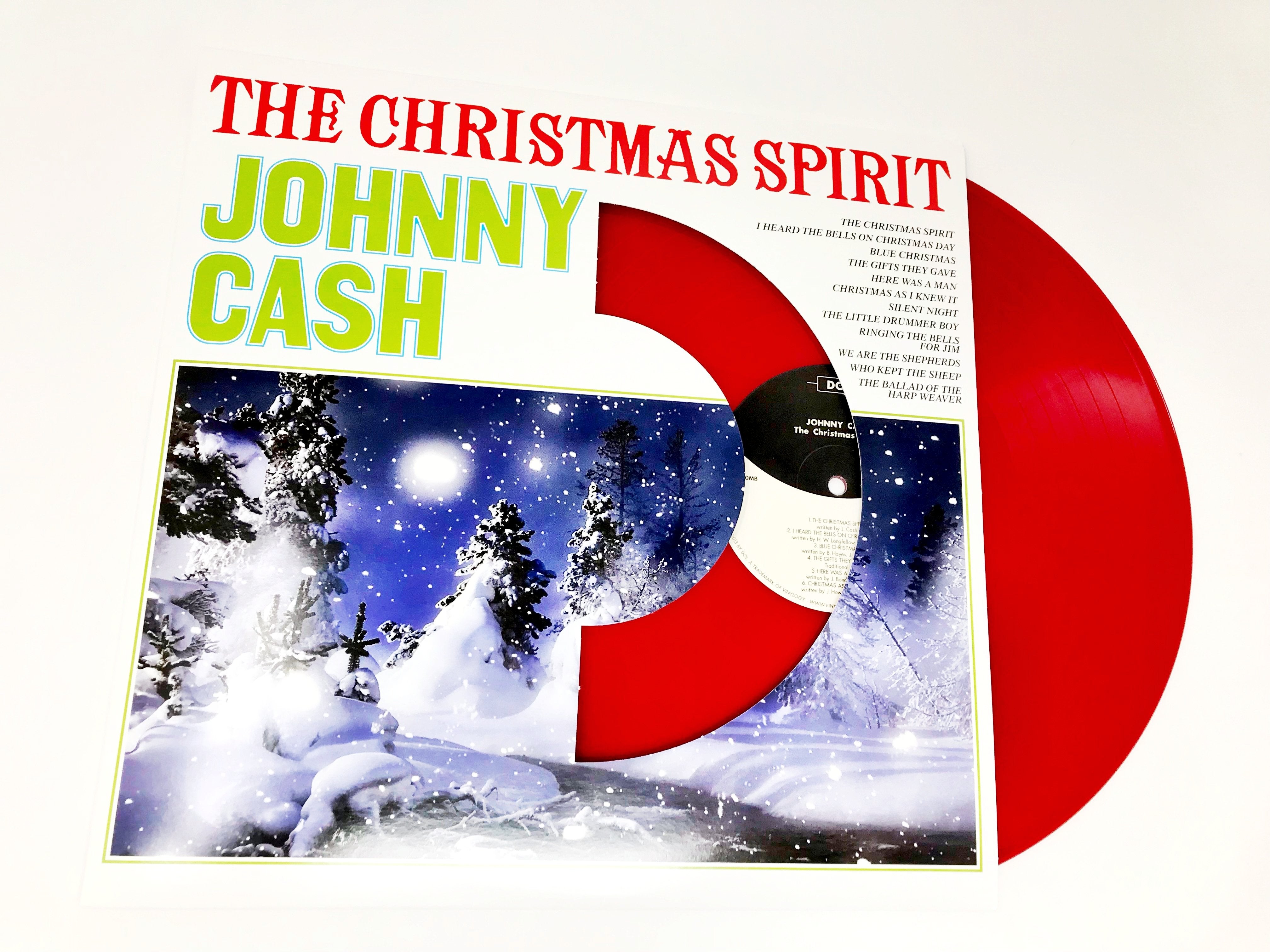 Johnny Cash - Christmas Spirit (Ltd. Ed. Red Vinyl) - Blind Tiger Record Club