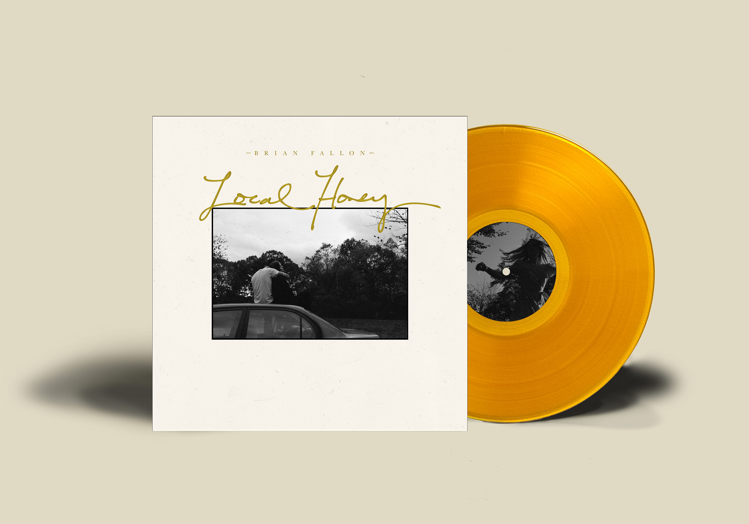 Brian Fallon - Local Honey (Ltd. Ed. Translucent Orange Vinyl w/ Autographed Postcard - RARE) - MEMBER EXCLUSIVE - Blind Tiger Record Club