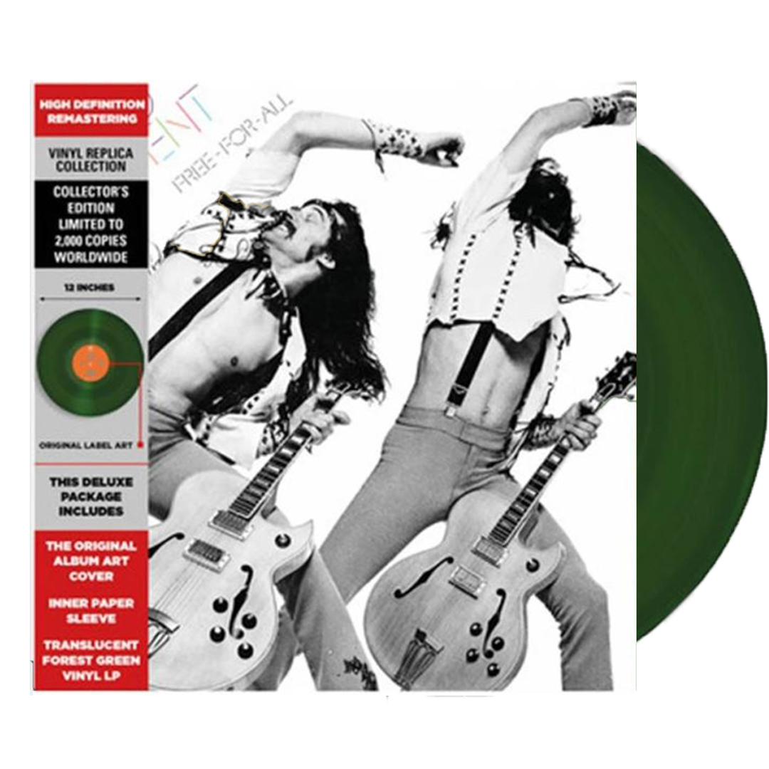 Ted Nugent - Free-For-All (Ltd. Ed. 150G Translucent Forest Green Vinyl) - Blind Tiger Record Club