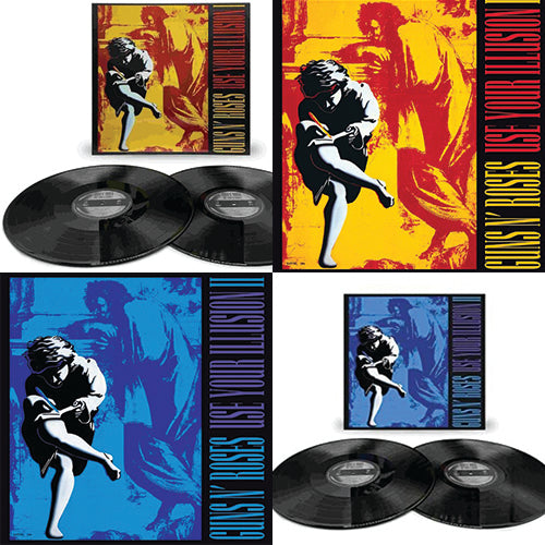 Guns N Roses - Use Your Illusion I-II (4xLP Vinyl, 180 Gram Vinyl) - COLLECTOR SERIES - Blind Tiger Record Club