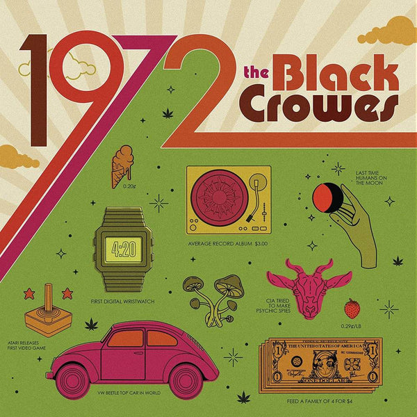 Black Crowes, The - 1972 (Ltd. Ed. Silver Vinyl) - Blind Tiger Record Club
