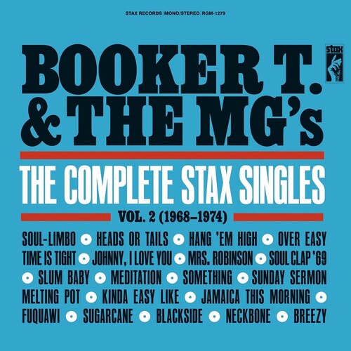 Booker T & the M.G.'s - The Complete Stax Singles Vol. 2: 1968-1974 (Ltd. Ed. Red 2XLP) - Blind Tiger Record Club