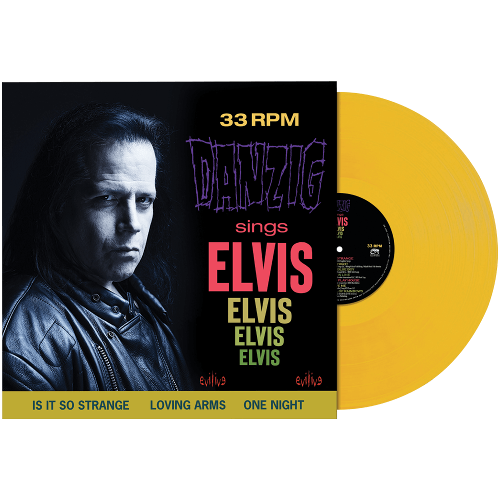 Danzig - Sings Elvis (Ltd. Ed. Yellow Vinyl) - Blind Tiger Record Club
