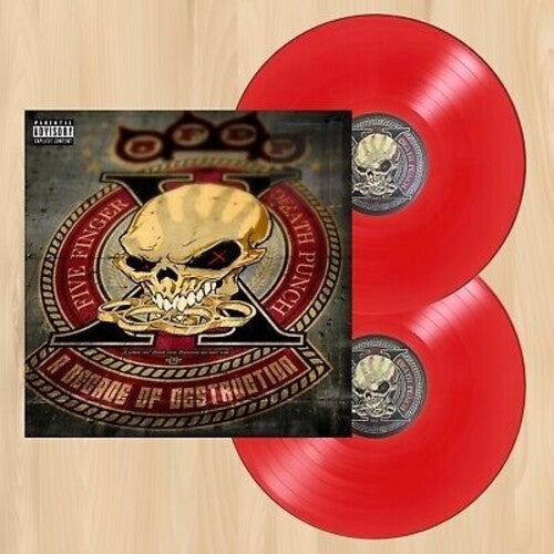 Five Finger Death Punch -  A Decade Of Destruction (Ltd. Ed. Crimson Red Vinyl) [Explicit Lyrics] - Blind Tiger Record Club