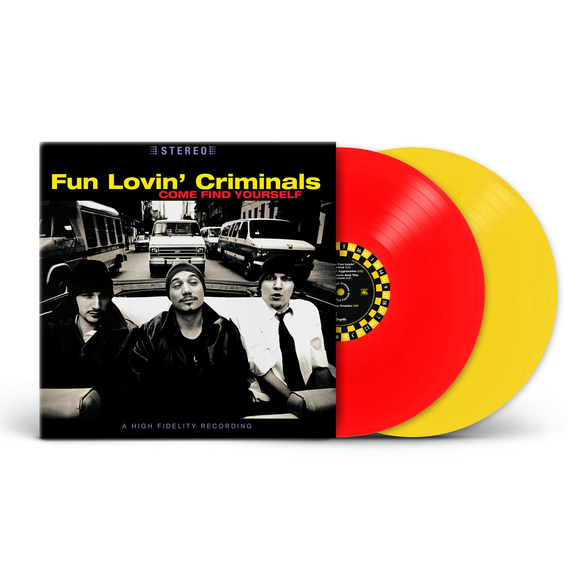 Fun Lovin' Criminals - Come Find Yourself (Ltd. Ed. 180G Red/Yellow 2XLP) - Blind Tiger Record Club