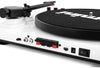 Gemini TT-900BW Stereo Turntable Music System with Bluetooth input & Dual Stereo Speakers (White) - Blind Tiger Record Club