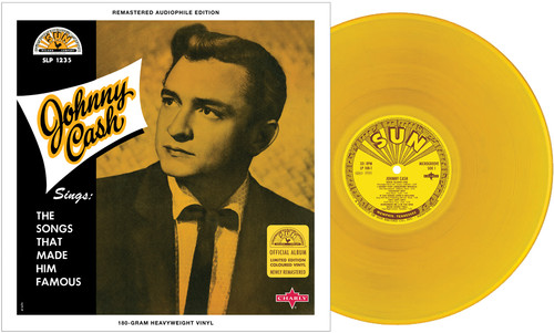 Johnny Cash - Sings The Songs That Made Him Famous (Ltd. Ed. 180G Gold Vinyl) - Blind Tiger Record Club
