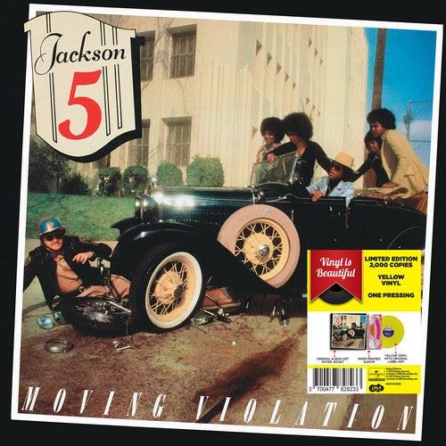 The Jackson 5 - Moving Violation (Ltd. Ed. yellow vinyl) - Blind Tiger Record Club