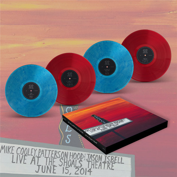 Mike Cooley, Patterson Hood, Jason Isbell - Live at the Shoals Theatre (Ltd. Ed. Red & Blue 4XLP) - Blind Tiger Record Club