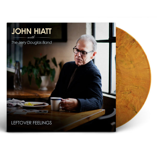John Hiatt with Jerry Douglas Band - Leftover Feelings (Ltd. Ed. Gold Marble Vinyl) - Blind Tiger Record Club