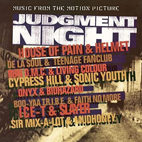 Judgment Night O.S.T. - Various Artists (Ltd. Ed. 180G Orange & Yellow Vinyl) - Blind Tiger Record Club