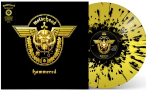Motorhead - Hammered (Ltd. Ed. Yellow/Black Splatter Vinyl, 20th Anniversary) - Blind Tiger Record Club