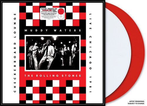 MUDDY WATERS & THE ROLLING STONES - Live At Checkerboard Lounge Chicago 1981 (Ltd. Ed. Red/White Vinyl, Gatefold LP Jacket) - Blind Tiger Record Club